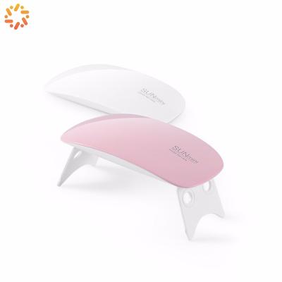 China Mini Small LED Nail Dryer Nail Lamp UV Lamp 6W LED Gel UV LED Nail Polish Light for sale