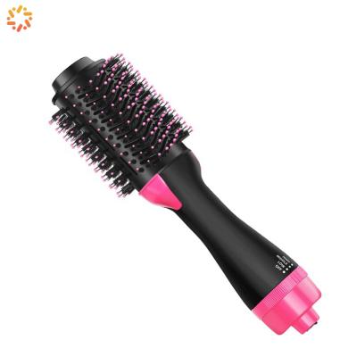 China Flat Electric Hair Straightener Brush Hot Air Brush Hair Brush Private Label Brand Hot Iron Airbrush Selection Comb One Step Hair Dryer Fast Straightener Brush for sale