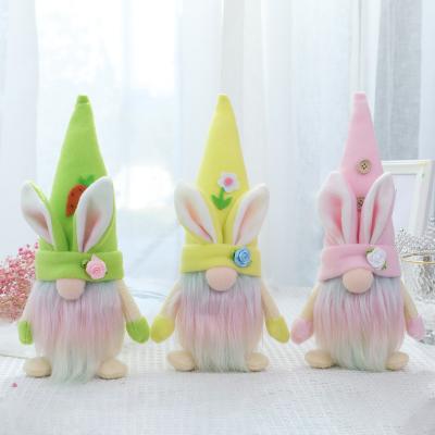 China Faceless Ornaments Easter Decorations Handmade Gnome Plush Doll Easter Gifts Cloth Easter Decorations For Home for sale