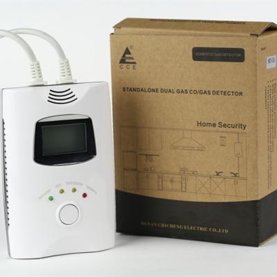 China Standalone carbon monoxide gas leak alarm with 9V backup battery for home use for sale