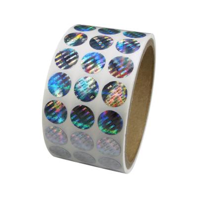 China 2 * 3cm 2D 3D Moving Grating Security Hologram Stickers for sale