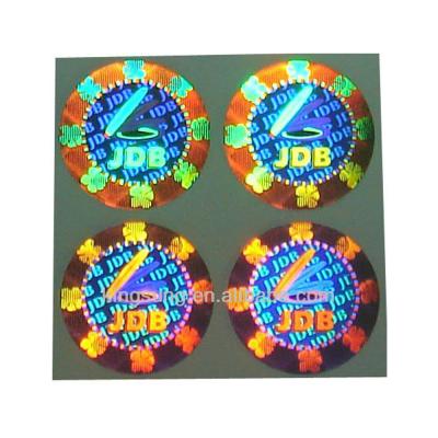 China ISO9001 2008 CMYK color Security Hologram Stickers for Certificate for sale