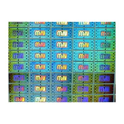 중국 유리병을 위한 셀프 접착제 레이저 홀로그래픽 보안 라벨 판매용