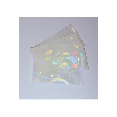 China Custom Shapes ID Die Cut Transparent Hologram Stickers , Tamper Proof Hologram Stickers for sale