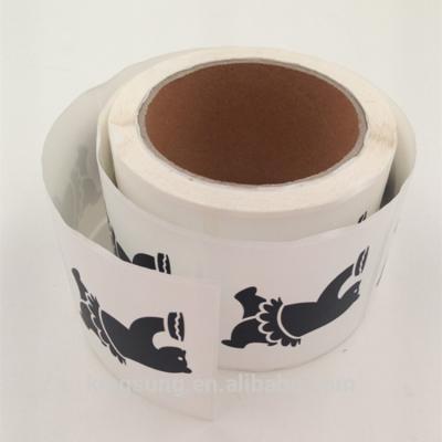 China PMS Black Printing Tamper Seal Stickers For Food Promotional Gifts Strong Adhesive for sale