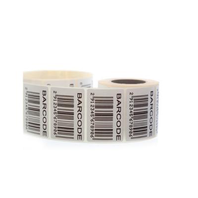 China Hot Stamping Silk Screen Custom Barcode Labels In Roll Or In Sheet for sale