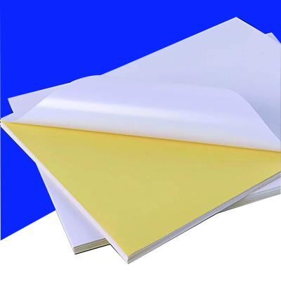 China Single Sided Gloss Surface a4 sticker paper for printer for sale