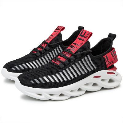 China 2019 New Style Breathable Mesh Shoes Fashion Sneaker Casual Sport Men Sports Running Shoes Black for sale