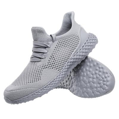 China NEW Mesh Breathable Fashion Casual Wholesale running PU sneaker men sport gray custom to add logo shoes for sale