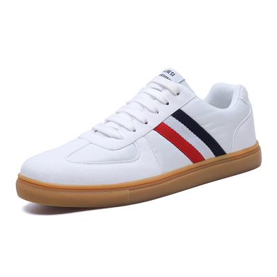 China Wholesale Fashion Trendy White Canvas Canvas Shoes In Stock Men's Sports Shoes Men's Casual Sneakers for sale