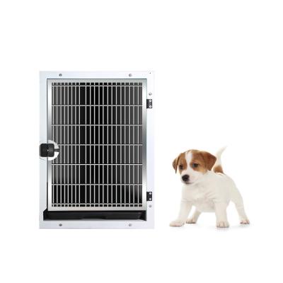 China Modular Viable Pet Cage Bank Aluminum-zinc Alloy Coated Steel Sheet Veterinary Dog Cat Pet Show Cage Bank For Big Small Animal for sale