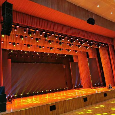 China Blackout Fireproof Curtain Customized And Installed In Stage Large Size Electric Slot Manufacturer for sale