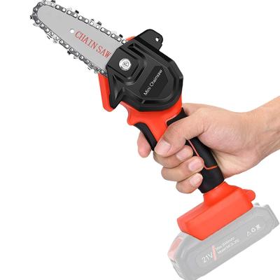 China New High Efficiency Anti-skid Woodworking Cutting Portable Handheld Cordless Small Battery Electric Chainsaw for sale