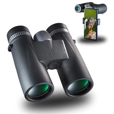 China Hot Selling Large Eyepiece Compact 10x42 Bird Watching Outdoor High Definition Durable Clear Dust Waterproof Binoculars Travel Best Powerful for sale