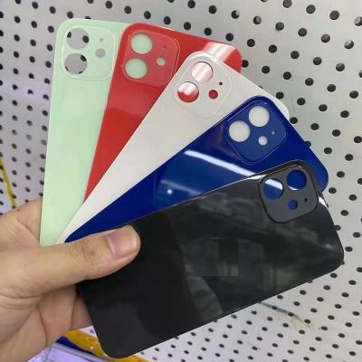 China Back glass for iphone original repair wholesale price phone back cover case glass for Iphone 12 pro max for sale