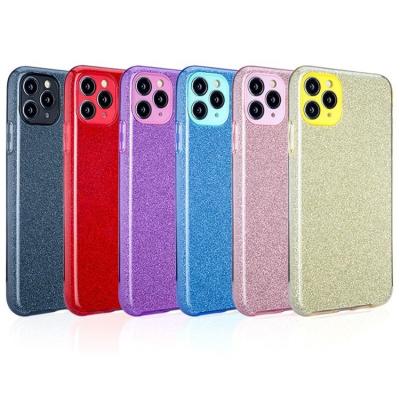 China Anti-fall Bling Bling Custom Case Luxury Phone Case Glitter Phone Cover For Iphone 11 pro max for sale