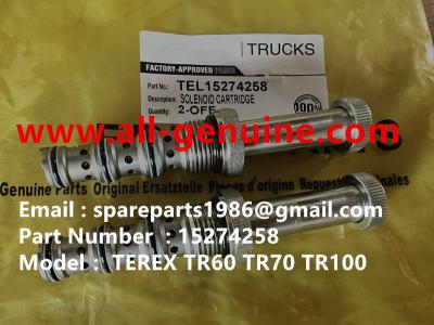 China TEREX 15274258 CARTRIDGE SOLENOID  NHL RIGID DUMP TRUCK TR35 TR50 TR60 TR100 3305B 3305F 3303 3307 TR45 TR70 MT4400 for sale