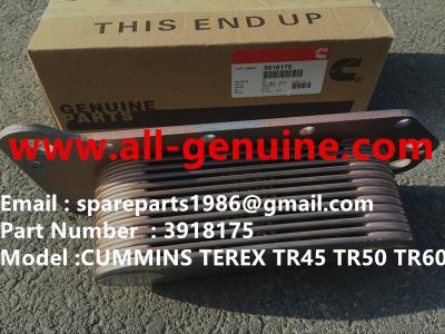 China CUMMINS ENGINE TEREX 3918175 OIL COOLER NHL DUMP TRUCK MINING QUARRY TR45 TR50 TR60 TR70 for sale