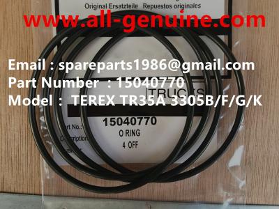 China TEREX 15040770 O RING  MINING NHL DUMP TRUCK TR35 TR50 TR60 TR100 3305B 3305F 3303 3307 TR45 TR70 MT4400 for sale