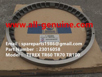 China ALLISON TRANSMISSION 23016058 PRESS PLATE TEREXDUMP TRUCK TR35 TR50 TR60 TR100 3305B 3305F 3303 3307 TR45 TR70 MT4400 for sale