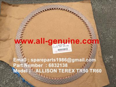 China ALLISON TRANSMISSION 6832138 FRICTION DISC TEREXDUMP TRUCK TR35 TR50 TR60 TR100 3305B 3305F 3303 3307 TR45 TR70 MT4400 for sale