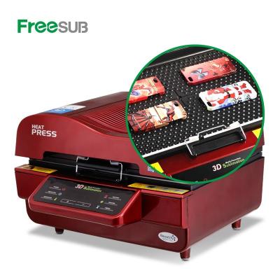 China Garment Shops Freesub 3D Sublimation Vacuum Heat Press Machine Mug Phone Cover Magic Printing Machine for sale