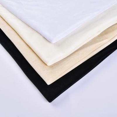 China Custom Knitted Abrasion-Resistant Plain 100% Polyester Crystal Super Soft Velvet Fabrics For Upholstery for sale