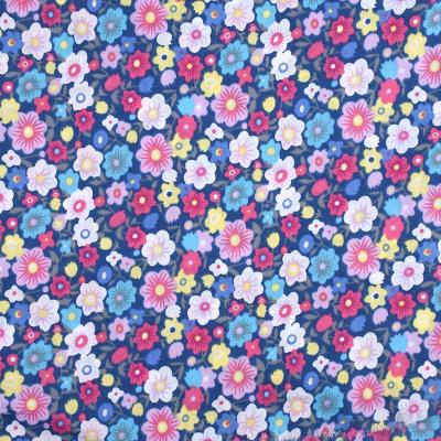 China Beautiful Design Polyester Cotton 600gsm Woven Flower Abrasion-resistant Canvas Fabrics For Suitcase for sale