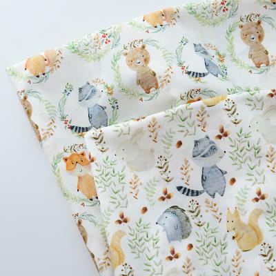 China Wholesale Abrasion-Resistant Textile Animal Patterns Polyester Cotton Printing Woven Fabrics For Table Cloth for sale