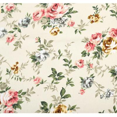 China China Wholesale 600gsm Flower Cotton Polyester Abrasion-Resistant Stretch Woven Fabrics For Home Decor for sale