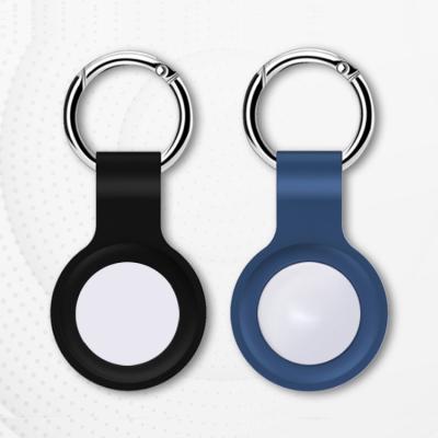 China Anti-drop For Air Tag Accessories Protective Case For Airtag Key Fob Case Leather Smart Key Chain Covers for sale