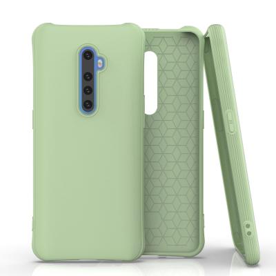 China Anti-drop factory customized logo green liquid silicone cell phone case for oppo neo 7 f11 for sale