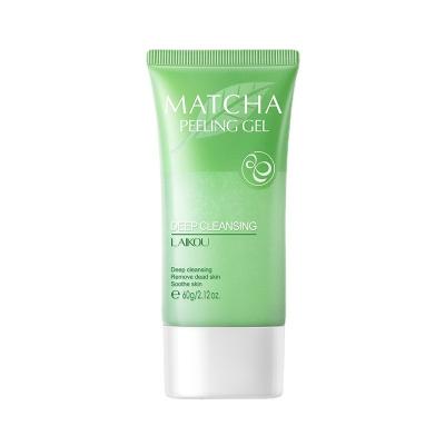 China Matcha Keratin DEEP CLEANSING Gel 60g Whitening Cleaning Facial Body Scrub Skin Care Products for sale