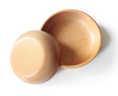 China Sustainable Hot Selling Wooden Bowl Amazon Logo Wood Japanese Bowl Eco-Friendly Custom Made Dough Bowl Set for sale