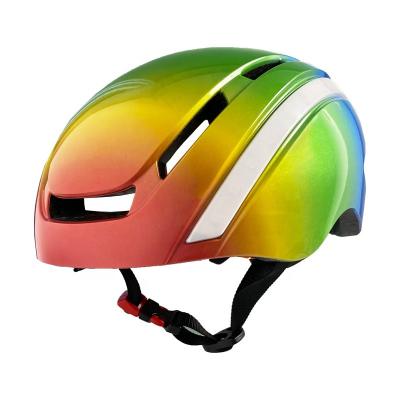 China PC+EPS Wholesale Head Safety Bicycle Helmets Mountain Road Bike Scooter Colorful Cycle Helmet for sale