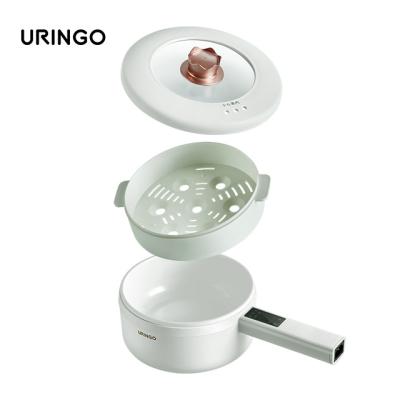 China Uringo Pan Portable Hot Small Pot Multifunctional Electric Frying Non-Stick Pan Easily Cleaned for sale