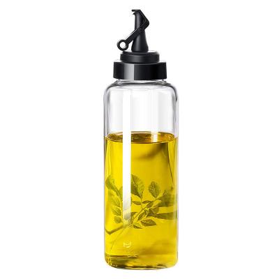 China Current heatable TOMONI! ! ! Handmade Heat Resistant Borosilicate Glass Oil Jar Sealed Leakproof Scale Oil Seasoning Jar With Lid for sale