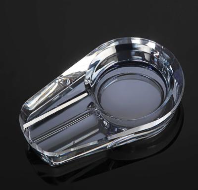 China TOMONI New Hot Individual Creative Home Decoration Crystal Cigar Ashtray Crystal Cigar Ashtray Glass Ashtray Amazon for sale