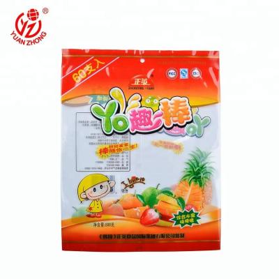 China Clear Moisture Proof See Heat Seal Plastic Empty Custom Poly Bags For Candy / Snack Packaging for sale