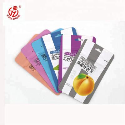 China Moisture Proof Dried Fruit / Candy / Nut Packaging Laminated Plastic Zip Lock Three Side Seal Bag for sale