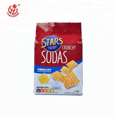 China Moisture Proof Side Guesst Heat Seal Standup Plastic Bag Pouches For Biscuit Packaging for sale