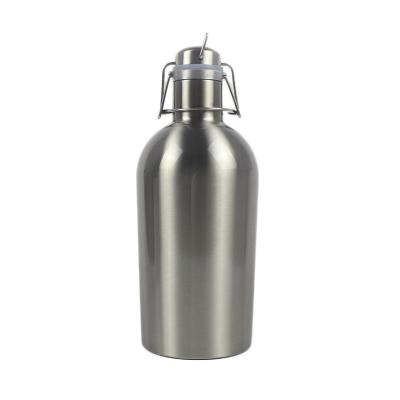 China PORTABLE Stainless steel wine bottle creative 2L swinging large wine pot foreign trade products single layer extra pressure beer keg for sale