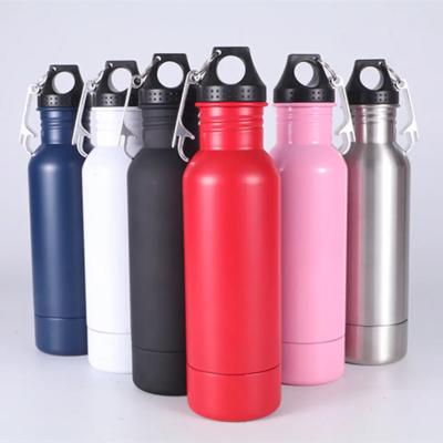 China PORTABLE Two Section Compartment Thermos Bottle Water Stainless Steel Water Bottle Insulated Drink Bottle for sale