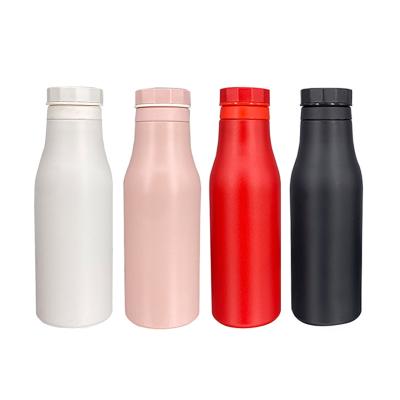 China Business New Vacuum Insulated Insulated Cold Coke Bottle Shaped Stainless Steel Milk Bottle for sale