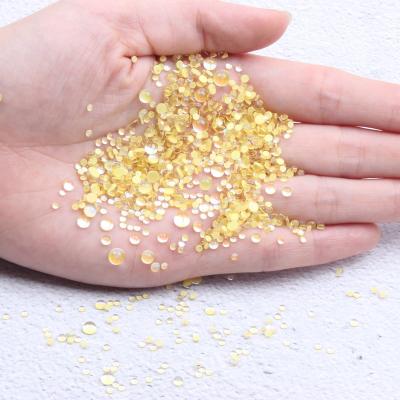 China Bags Garment Nail Art Shose New Aurora Candy Colors Crystal Rhinestones ss12 14400pcs Flatback Mermaid Nail Beads Round Glue On Strass Stone DIY 3D Nail Art for sale