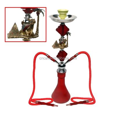 China 2022 Hot Sale Wholesale Camel Shisha Tool Factory Egypt Pipe Smoking Zinc Alloy Dual Design Hookah for sale