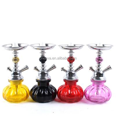 China Shisha Tool Wholesale Customized Small Price Shisha Tool Glass Hookah Iron Accessories Pumpkin Smoking Shisha With A Hose for sale