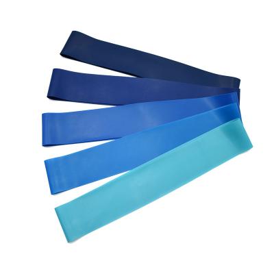 China High Elasticity Workout Bands Blue Color For Body Shaping for sale