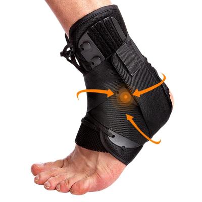 China Performance Support Lace Up Ankle Brace Adjustable Sport Ankle Immobilizer Sprain Support Direct Stabilizer for sale