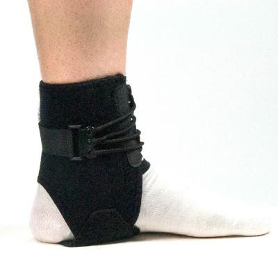 China Easy to Wear Inside Shoes Ankle Support Stabilizer Brace with Adjustable Lace Ankle Wraps for Women and Men for sale